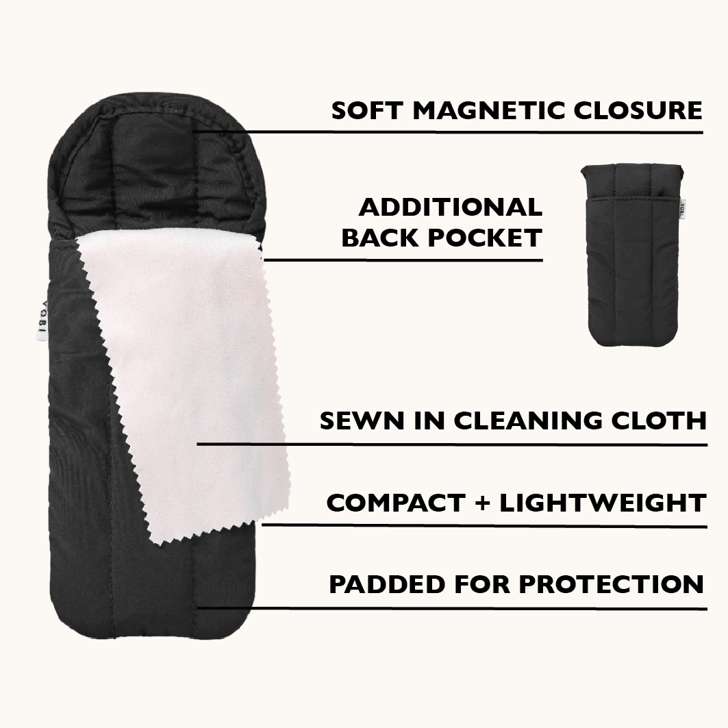 Duo Glasses Case - Caramel Frappe