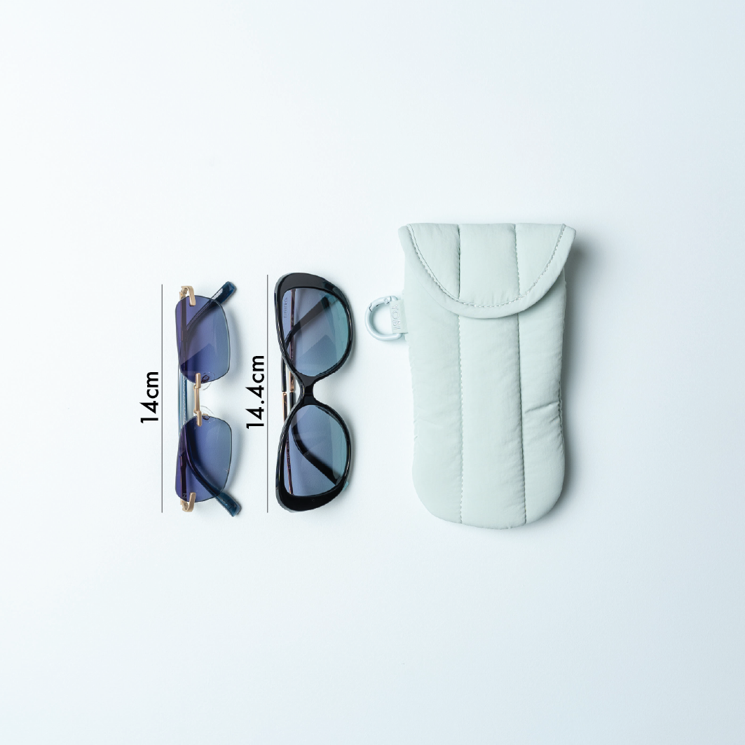 Duo Glasses Case - Aqua Frost