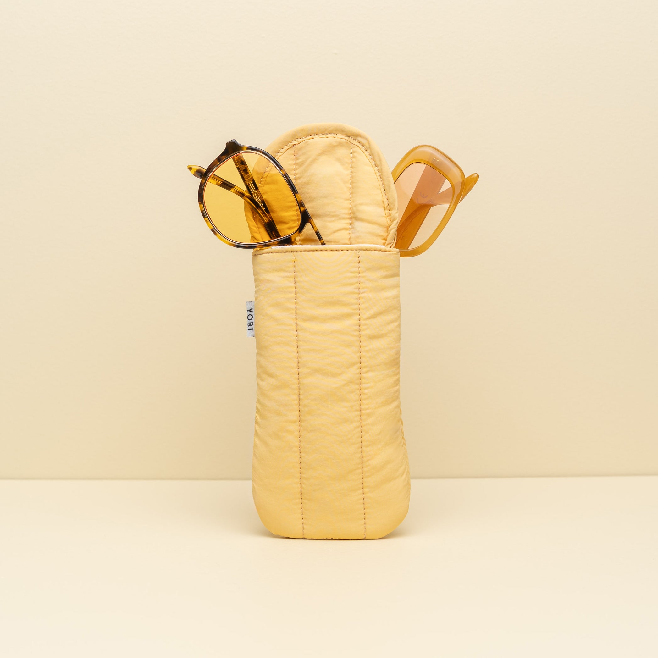 Duo Glasses Case - Butter