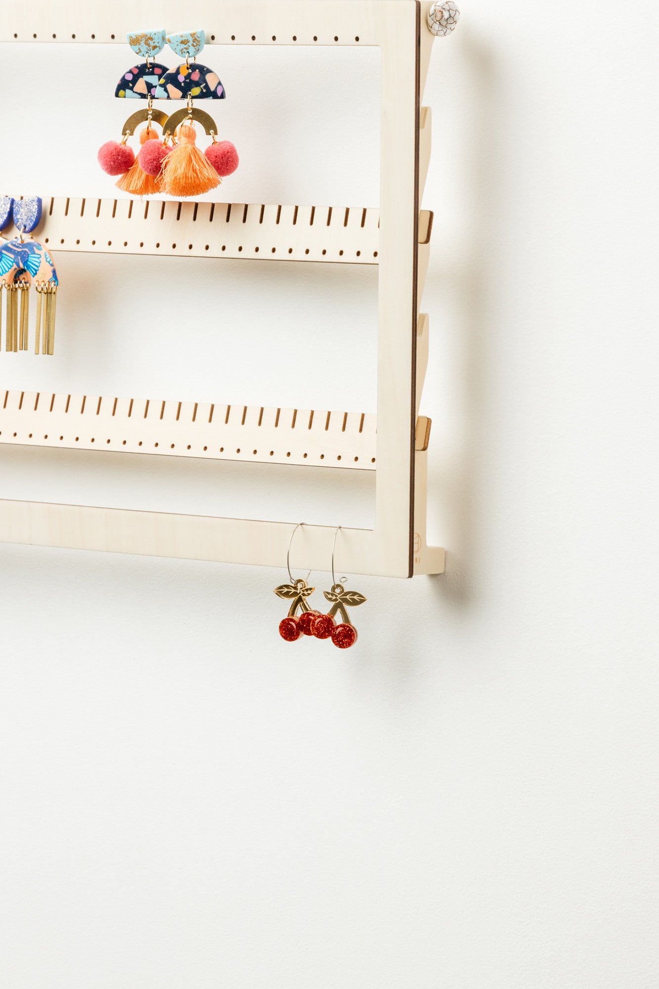 Hanging Adjustable Earring Holder