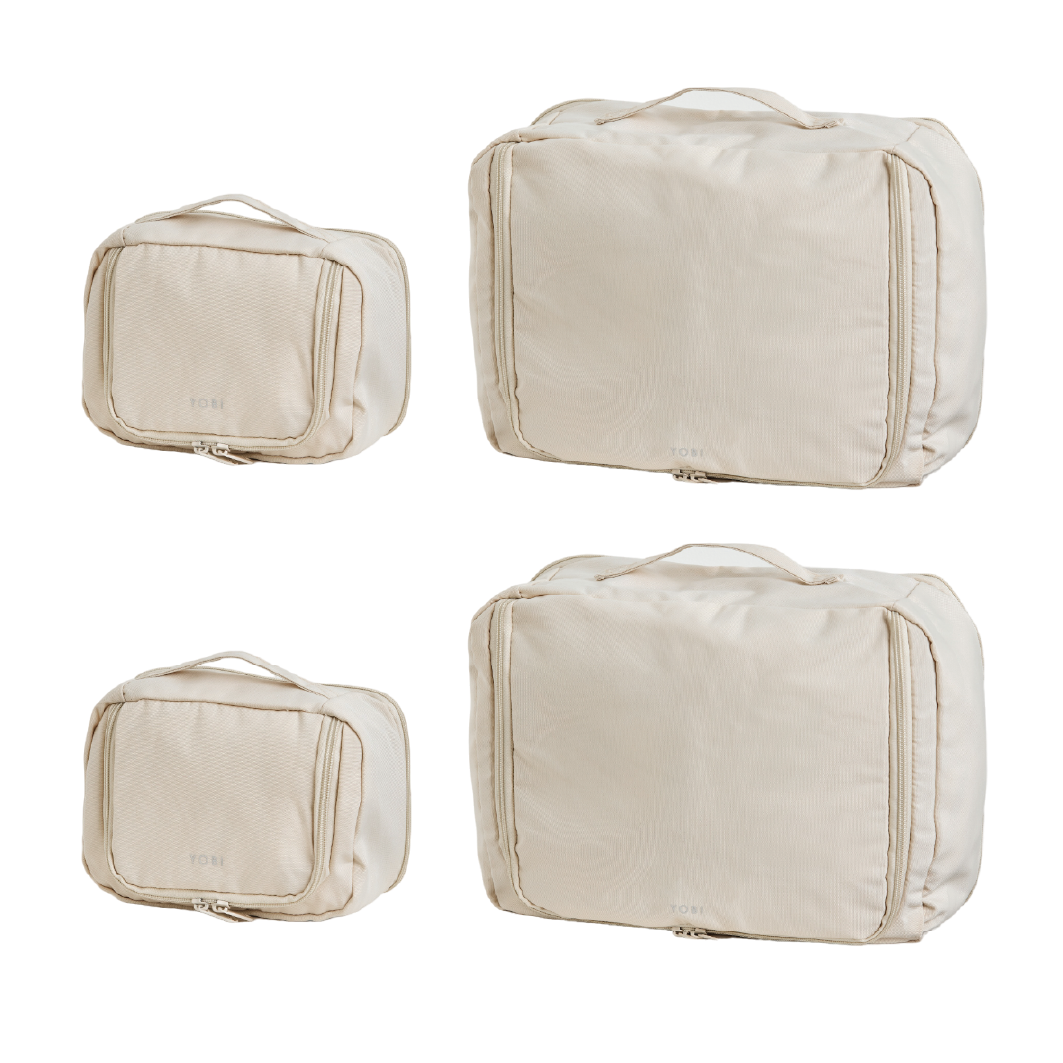Compression Packing Cube - Macadamia 4 Pack