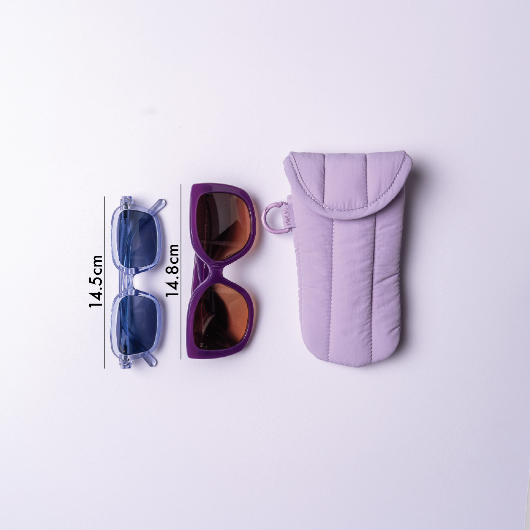 Duo Glasses Case - Lilac