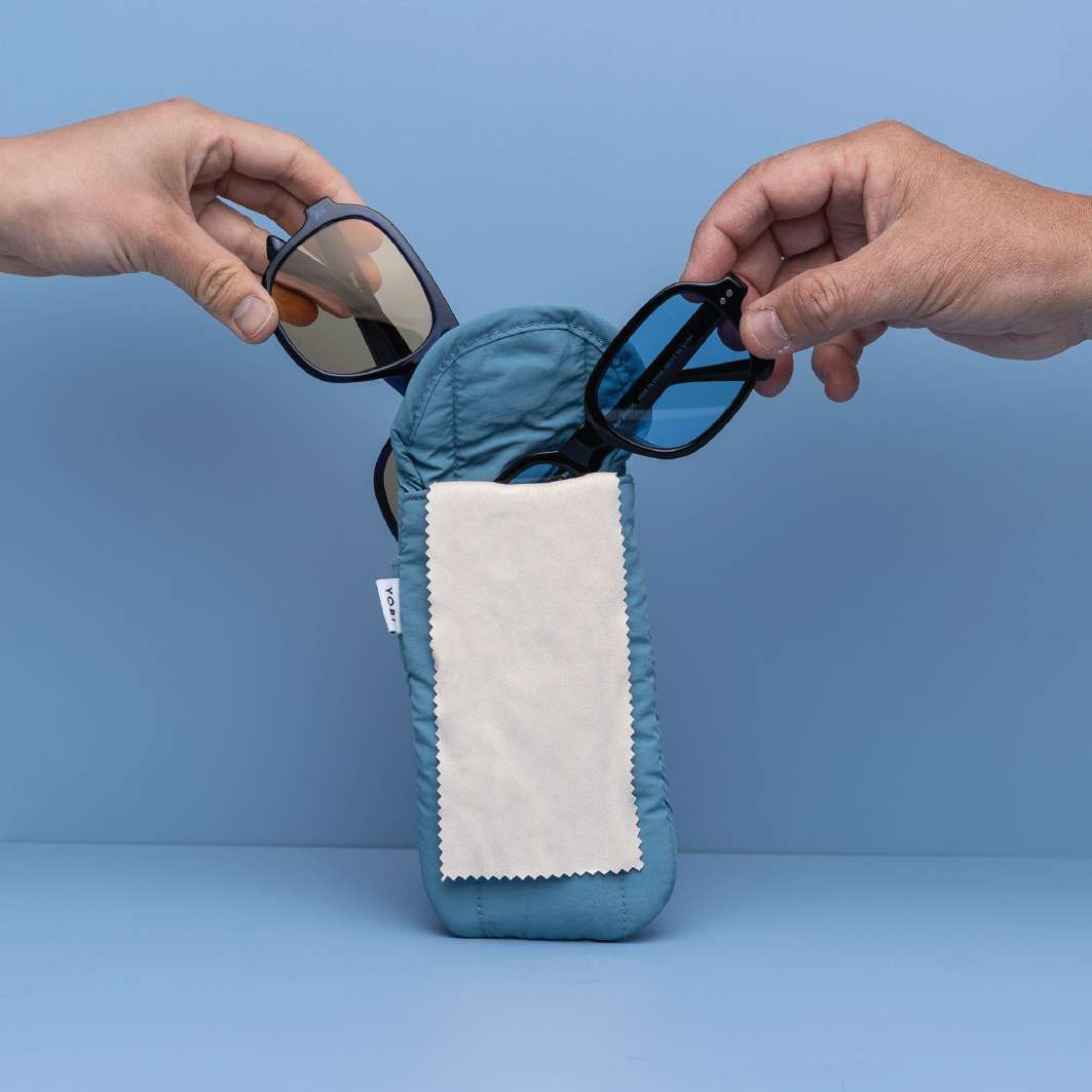 [OUTLET] Duo Glasses Case - Blue Violet