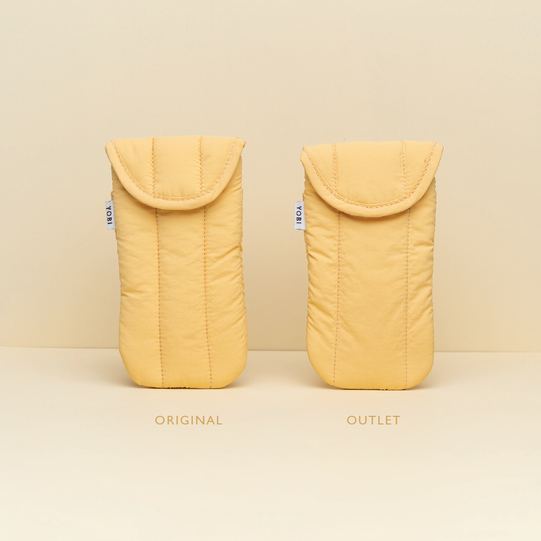 [OUTLET] Duo Glasses Case - Butter