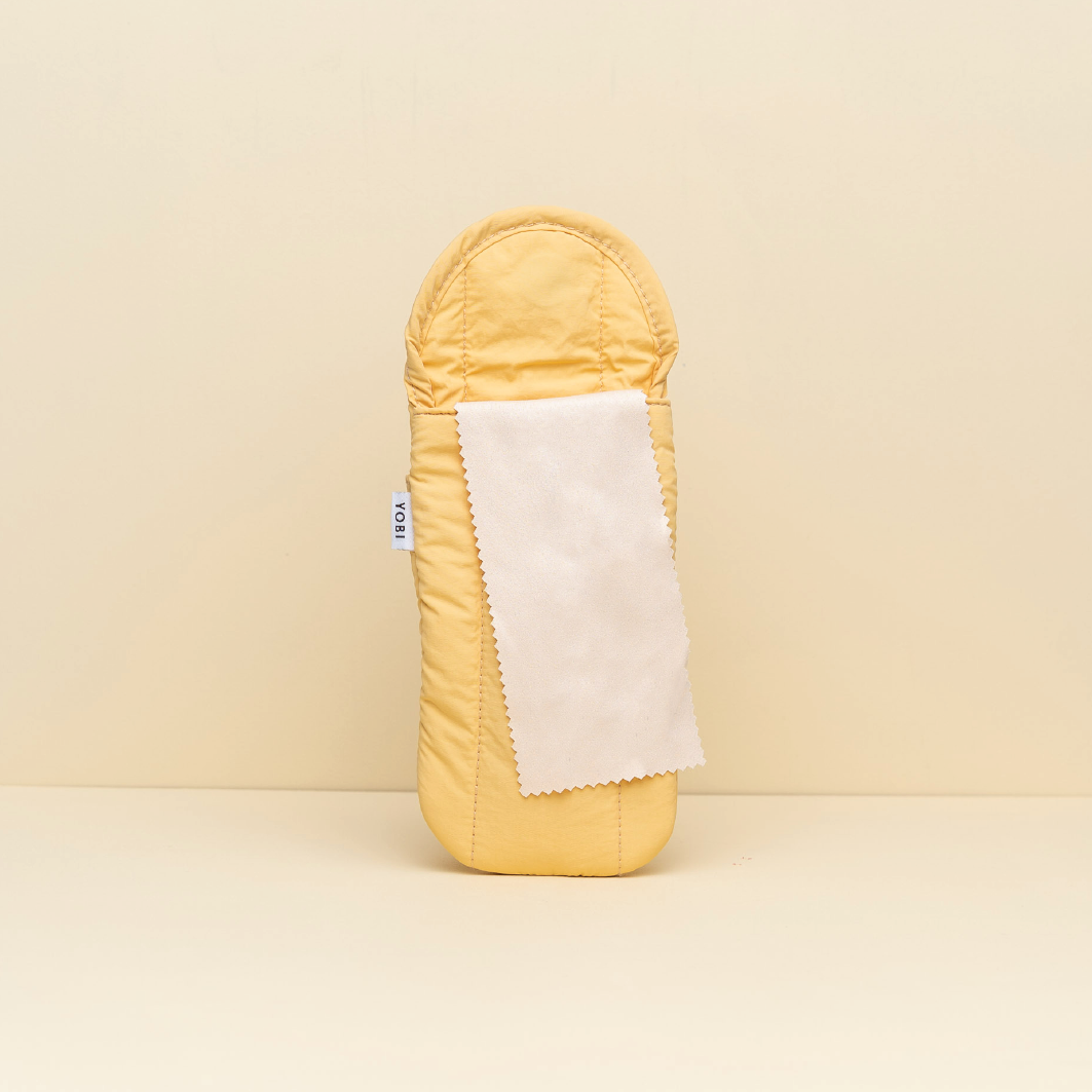 [OUTLET] Duo Glasses Case - Butter