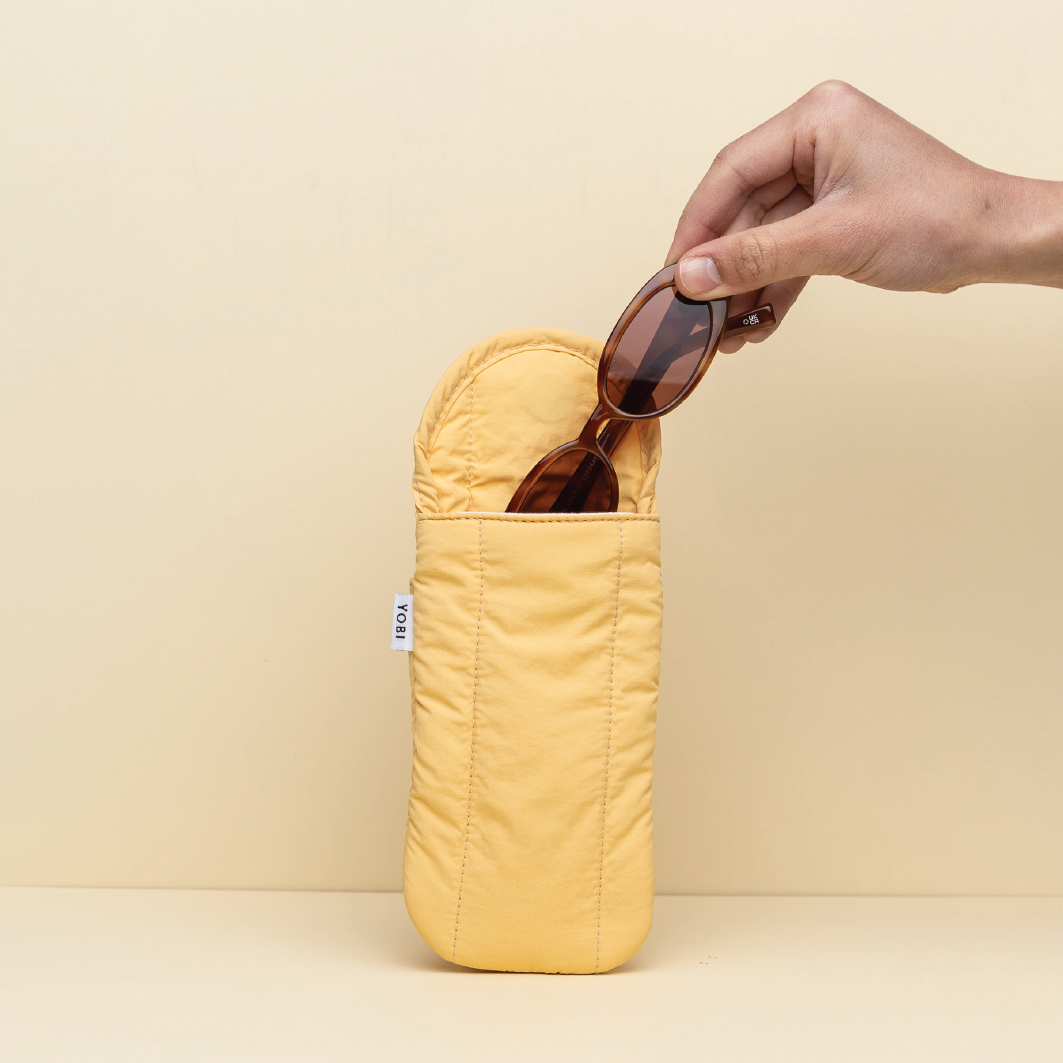 [OUTLET] Duo Glasses Case - Butter