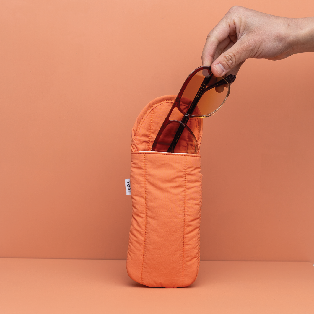 [OUTLET] Duo Glasses Case - Carrot